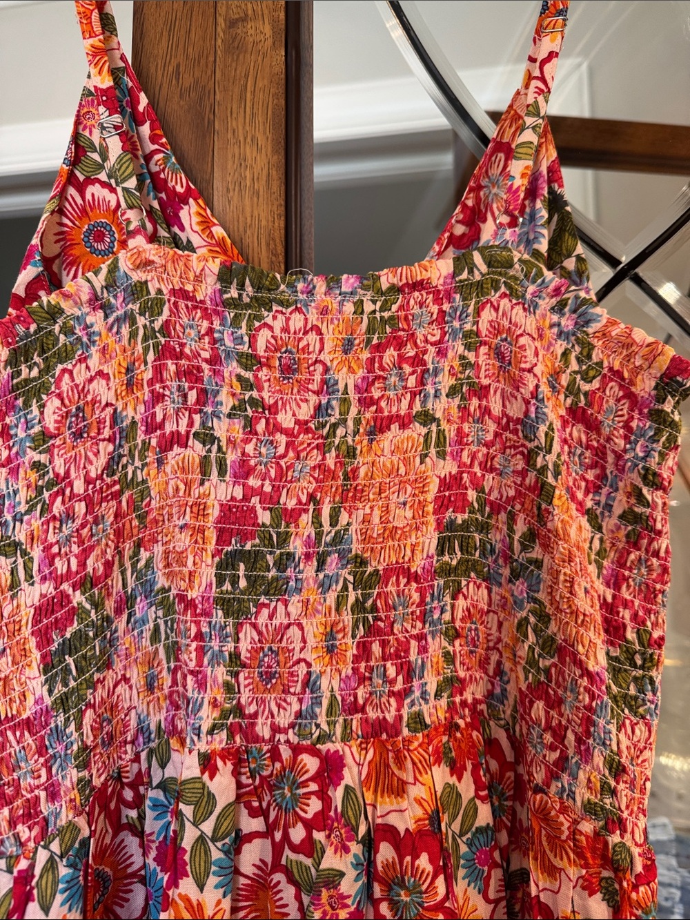 Angie Casual Floral Sleeveless Sundress - Multicolor - Picture 5 of 5